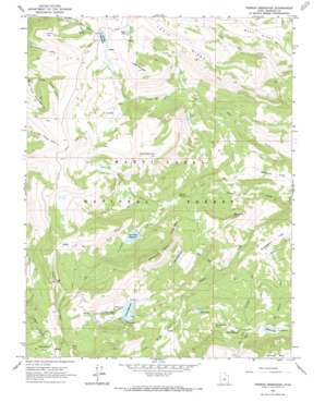 Ferron Reservoir USGS topographic map 39111b4