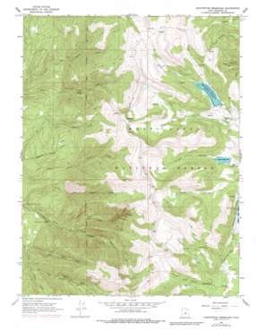 Huntington Reservoir USGS topographic map 39111e3