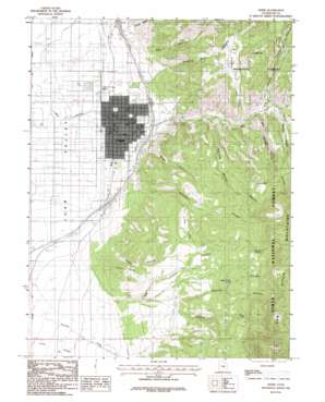 Nephi USGS topographic map 39111f7