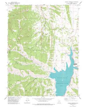 Scofield Reservoir USGS topographic map 39111g2