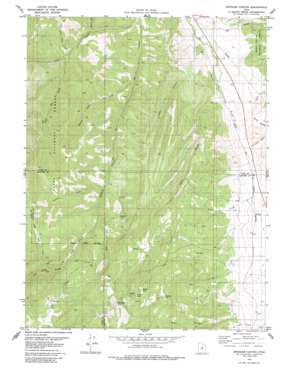 Spencer Canyon USGS topographic map 39111g5