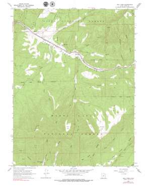Mill Fork topo map