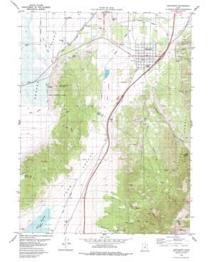 Santaquin USGS topographic map 39111h7