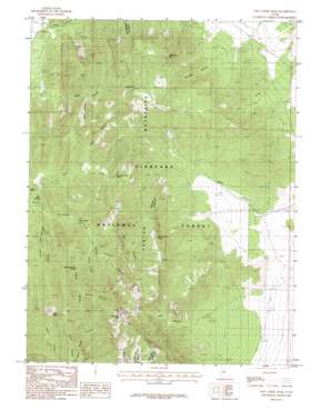 Fool Creek Peak USGS topographic map 39112d2