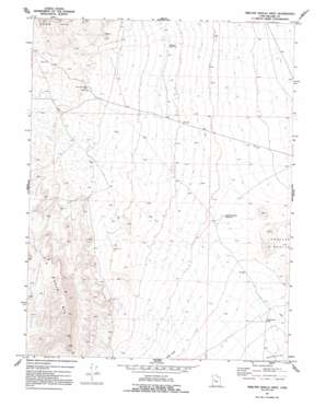 Smelter Knolls West topo map