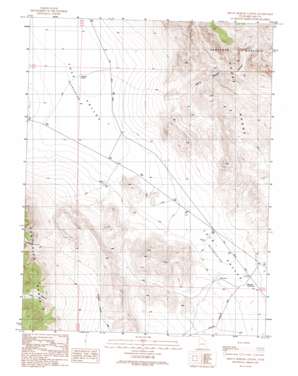 Hell'n Moriah Canyon USGS topographic map 39113a4