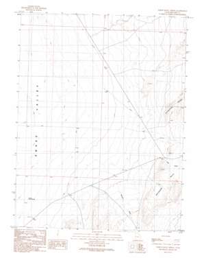 North Knoll Spring topo map
