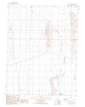 Coyote Knolls USGS topographic map 39113d5