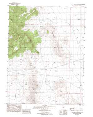 Topaz Mountain East USGS topographic map 39113f1