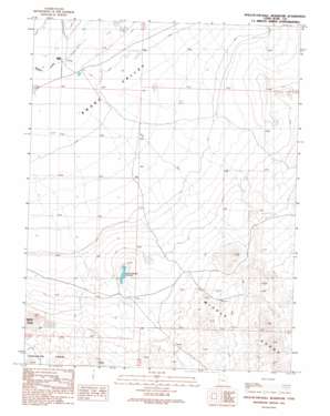 Hole-In-The-Wall Reservoir topo map