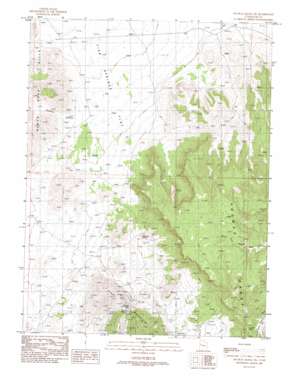Dugway Range Sw topo map