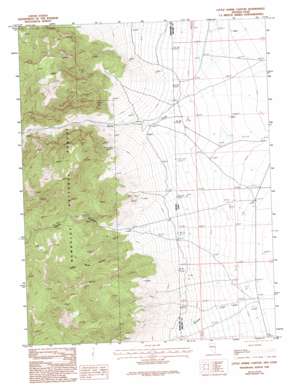 Little Horse Canyon USGS topographic map 39114c1
