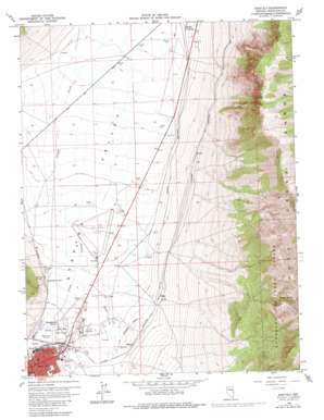 East Ely topo map