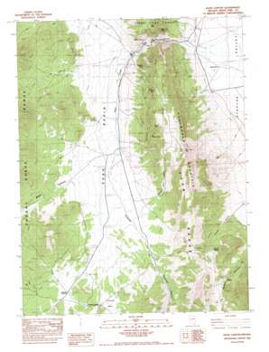 Egan Canyon USGS topographic map 39114g8