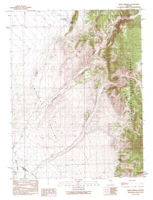 Green Springs topo map