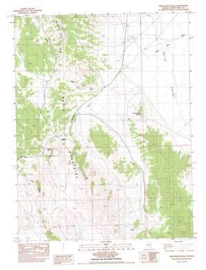 Thirtymile Ranch topo map