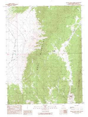 Mooney Basin Summit topo map