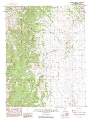 Snowball Ranch USGS topographic map 39116a2