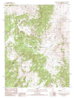 Horse Heaven Mountain USGS topographic map 39116b4