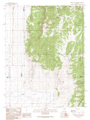 White Sage Canyon USGS topographic map 39116b5