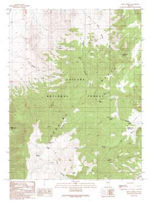 The Monitor USGS topographic map 39116b7