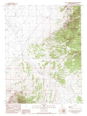 West of Bellevue Peak USGS topographic map 39116c2
