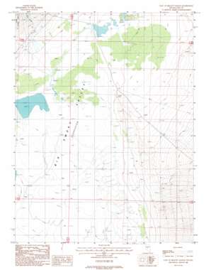 East Of Millett Ranch topo map