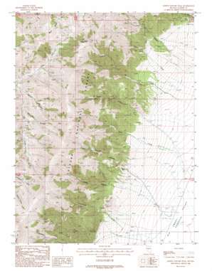 North Toiyabe Peak USGS topographic map 39117c1