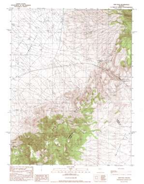 New Pass USGS topographic map 39117e5