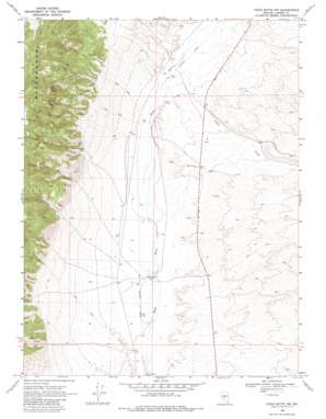 Vigus Butte Nw topo map