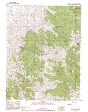 Byers Canyon USGS topographic map 39117f7
