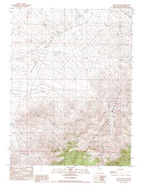 Cow Canyon USGS topographic map 39117f8