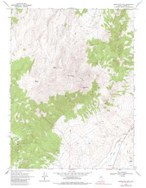 Manhattan Mountain topo map
