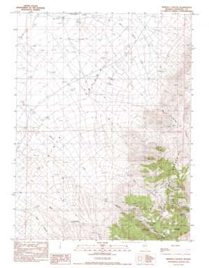 Bernice Canyon USGS topographic map 39117g7