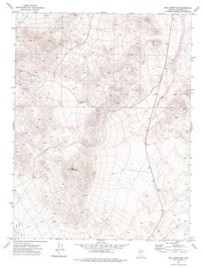 Bell Mountain USGS topographic map 39118b1