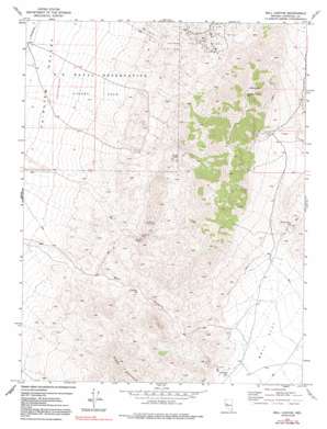 Bell Canyon topo map