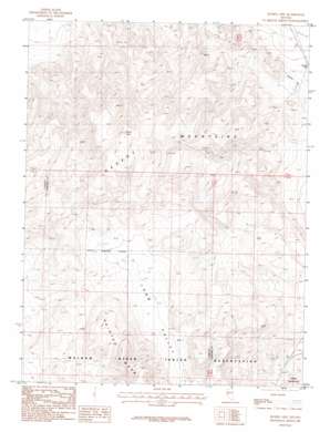 Russell Spit topo map
