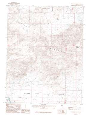 Wild Horse Basin topo map