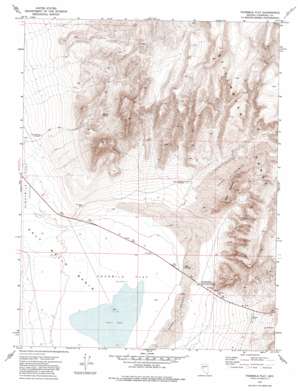 Fourmile Flat topo map