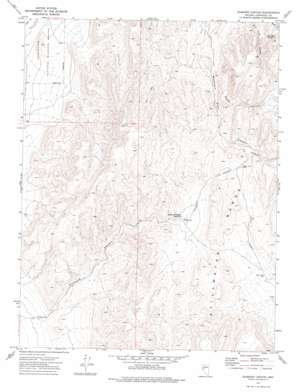 Diamond Canyon USGS topographic map 39118d4