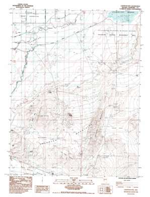 Lahontan Mountains USGS topographic map 39118d5
