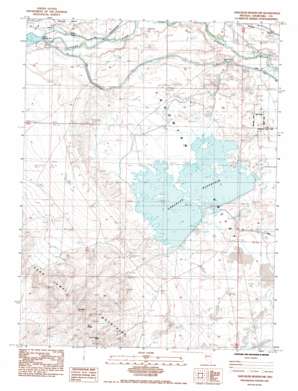 Sheckler Reservoir USGS topographic map 39118d8