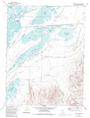 Foxtail Lake topo map