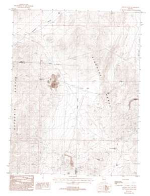 Lincoln Flat topo map