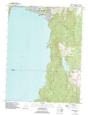 Marlette Lake topo map