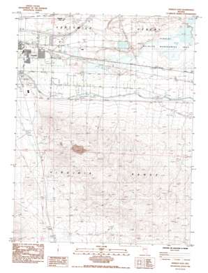 Fernley East topo map