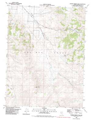 Spanish Springs Peak USGS topographic map 39119f5