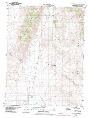 Griffith Canyon topo map