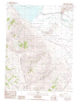 Pah Rah Mountain USGS topographic map 39119g4