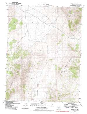 Bedell Flat topo map